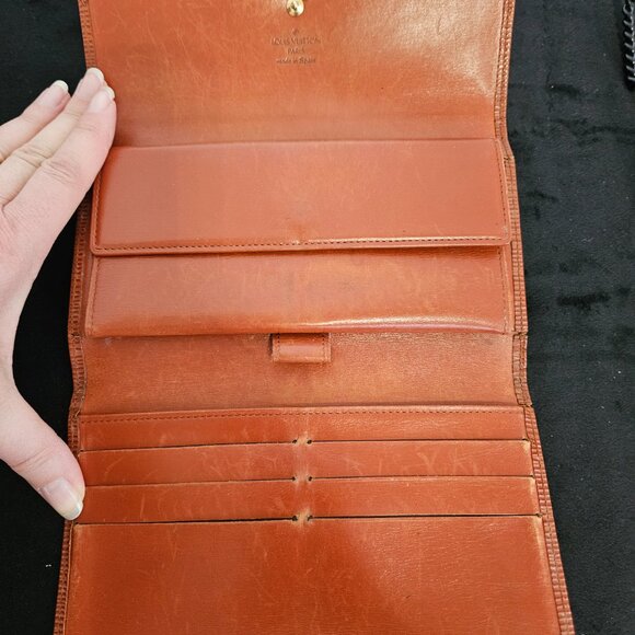 Louis Vuitton Brown Epi Leather Wallet - 7.5" x 4" - Picture 11 of 15